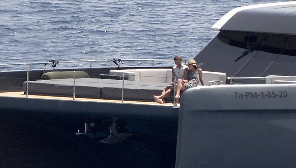 Les joueurs de tennis Rafa Nadal et Xisca Perelló en vacances à Majorque