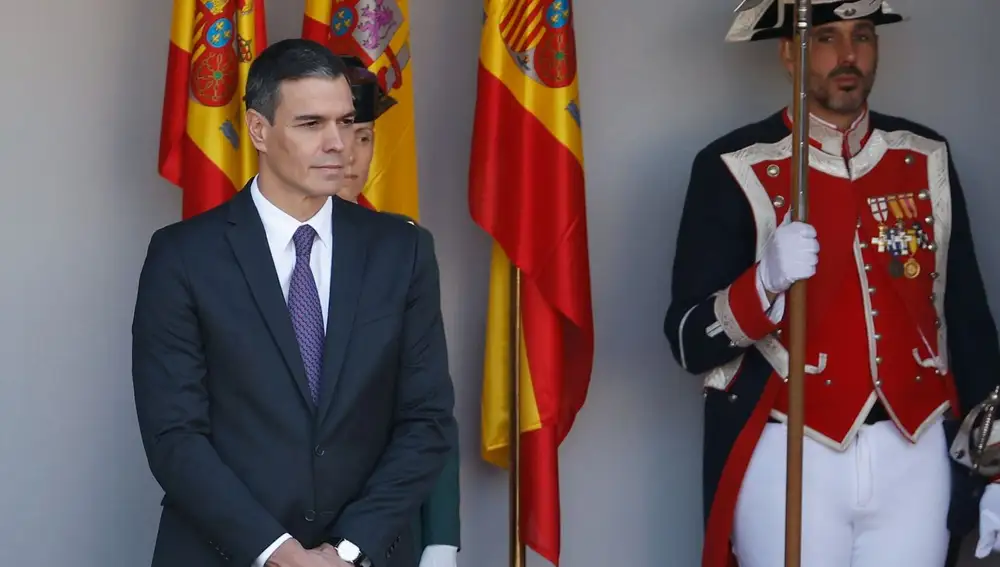 Pedro Sánchez lors du 12-O 2023. 