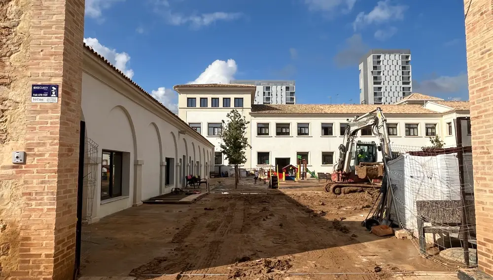 Intérieur du CEIP Padre Manjón, dont les portes ont ouvert en septembre