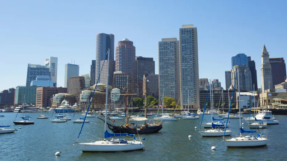 Une vue sur les toits de Boston.