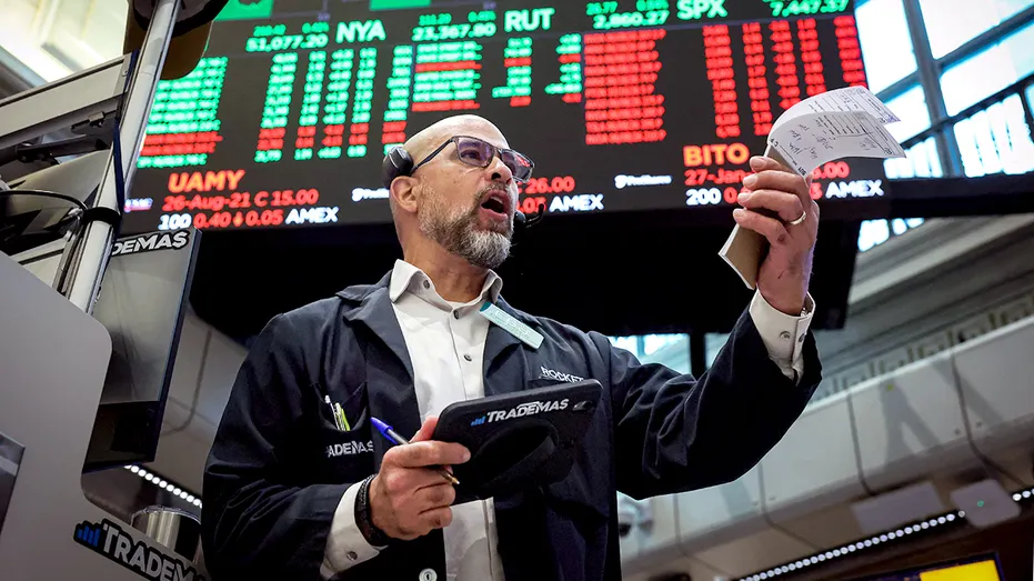 Un trader au NYSE.
