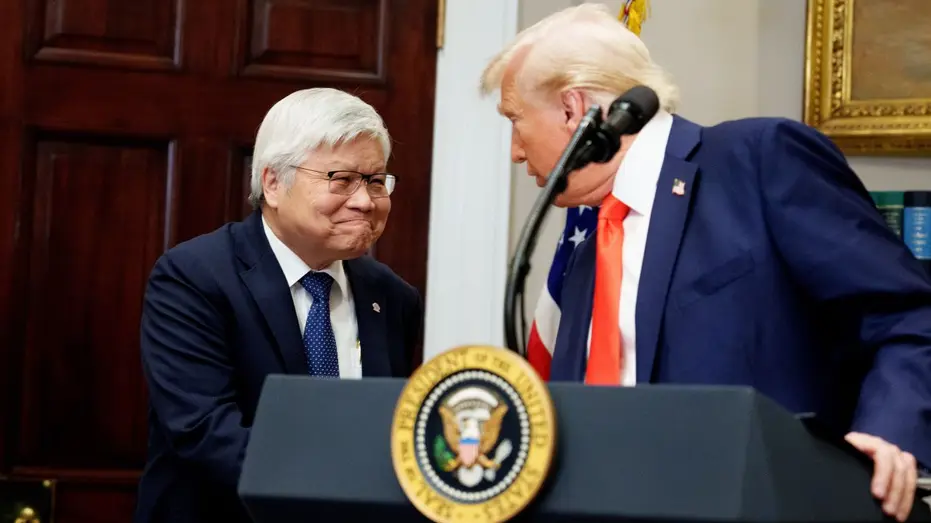 Donald Trump, PDG de TSMC, CC Wei