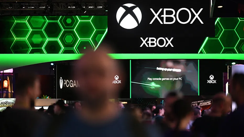 Stand Xbox au salon des jeux vidéo Gamescom à Cologne, dans l'ouest de l'Allemagne