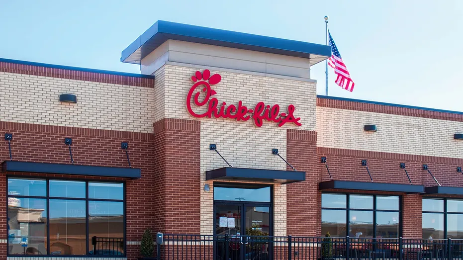 Une photo non datée de l'extérieur d'un restaurant Chick-fil-A.