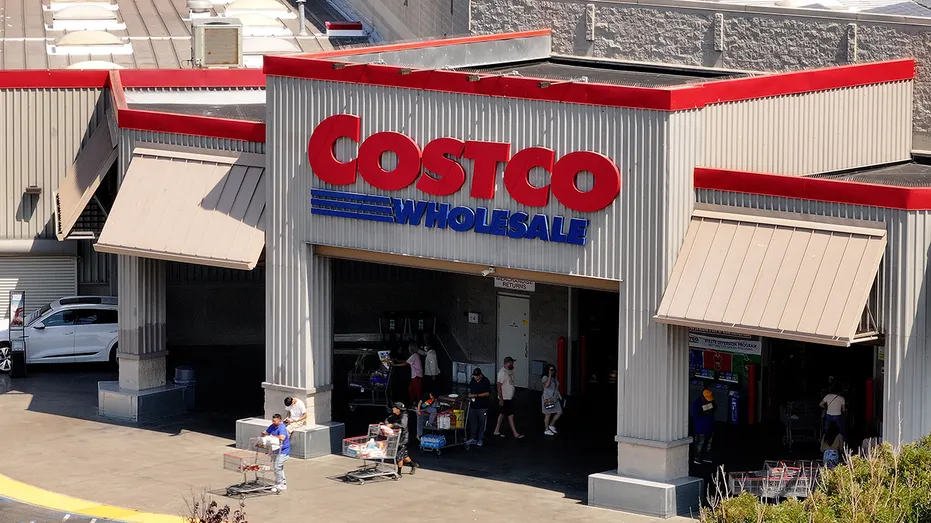 Costco à Richmond, en Californie, vu d'en haut