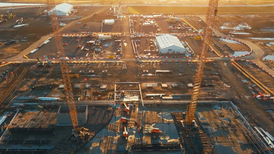 Construction du centre de données de la paroisse de Meta Richland