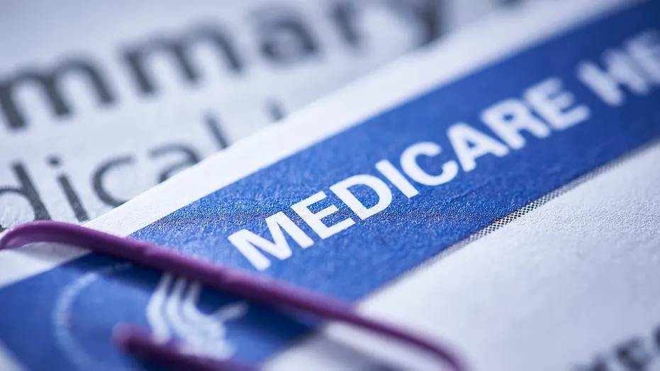 Une carte Medicare.