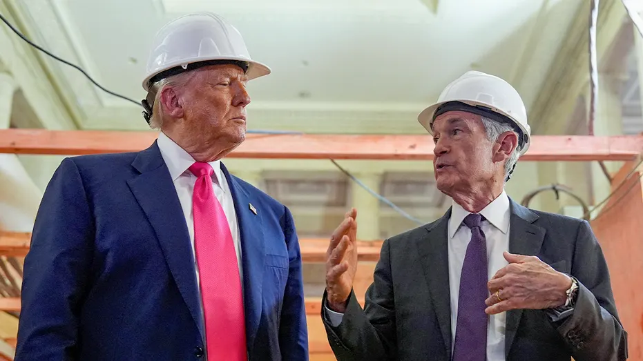 Donald Trump et Jérôme Powell
