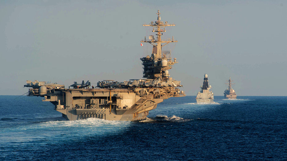 Marine américaine en transit