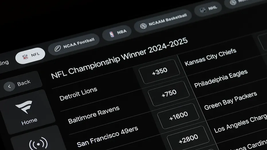 Fanatics Sports & Casino apparaît dans l'application
