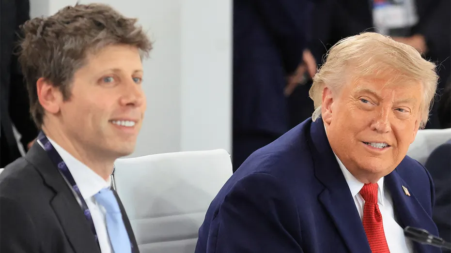 Le président Donald Trump et le PDG d'OpenAI, Sam Altman