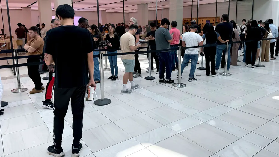 Apple Store au Menlo Park Mall dans le New Jersey.