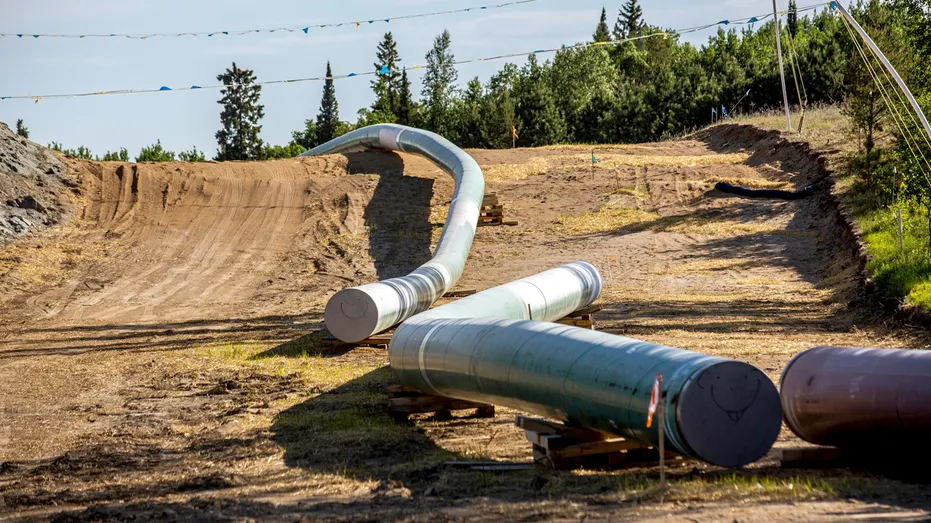 Certaines parties de la canalisation 3 d'Enbridge.