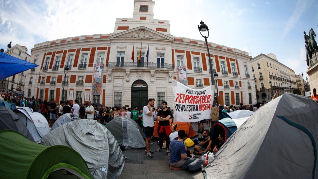 Camping à Sol en raison de la crise du logement, en direct : dernière minute des manifestations contre les loyers et les expulsions