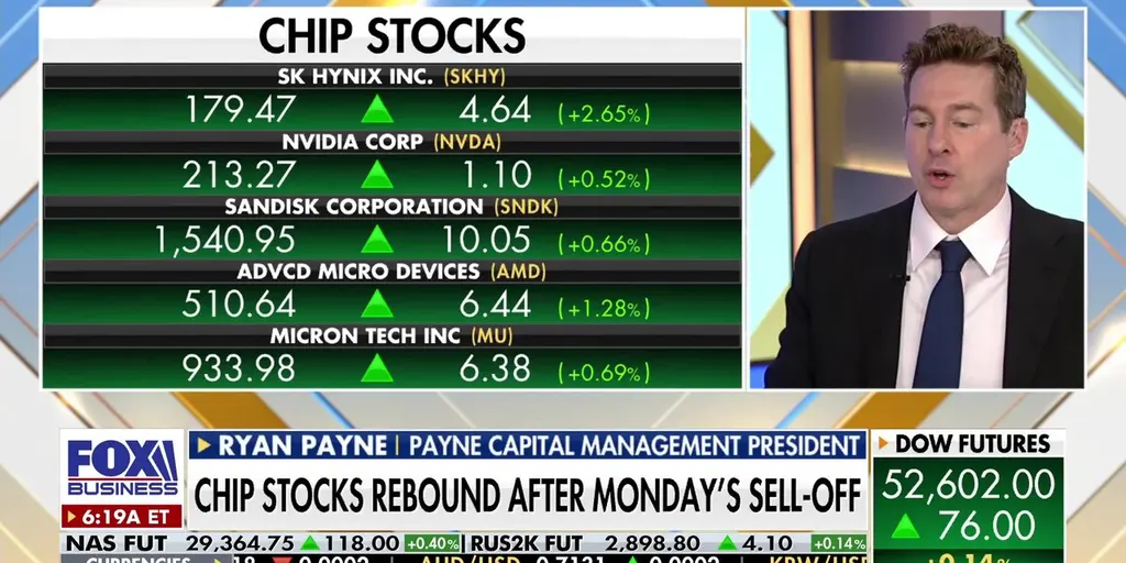 Les stocks de puces rebondissent alors qu'Intel et SK Hynix augmentent après la vente