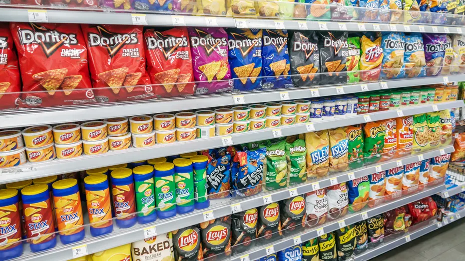 snacks, allée des chips