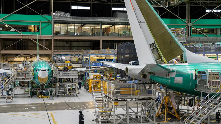 Visite de l'usine du 737 Max de Boeing