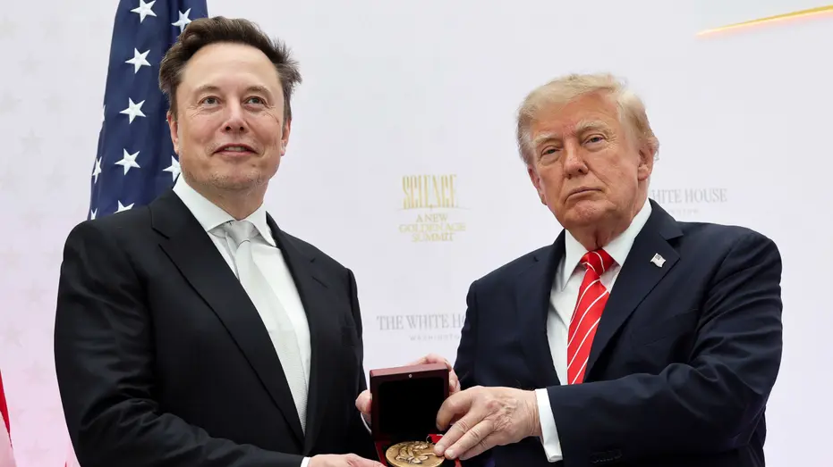 Elon Musk et le président Donald Trump