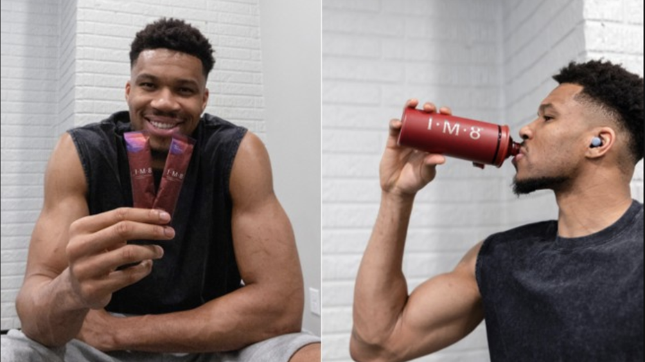 Giannis Antetokounmpo s'est associé à IM8, la marque premium de santé et de longévité.