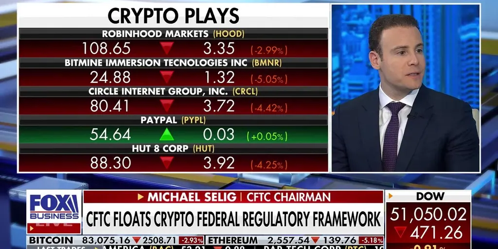 Le retard de la réglementation de la cryptographie menace le leadership du marché américain, prévient le président de la CFTC, Michael Selig.