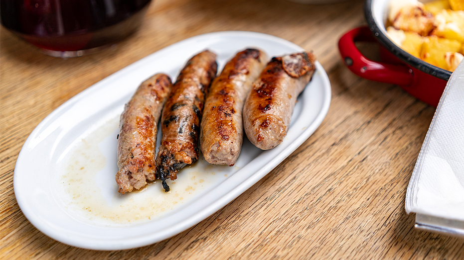 Saucisses de porc pour le petit-déjeuner