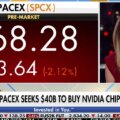SpaceX chercherait 40 milliards de dollars pour acheter des puces Nvidia